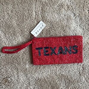 Moyna Red and Black Beaded Wristlet